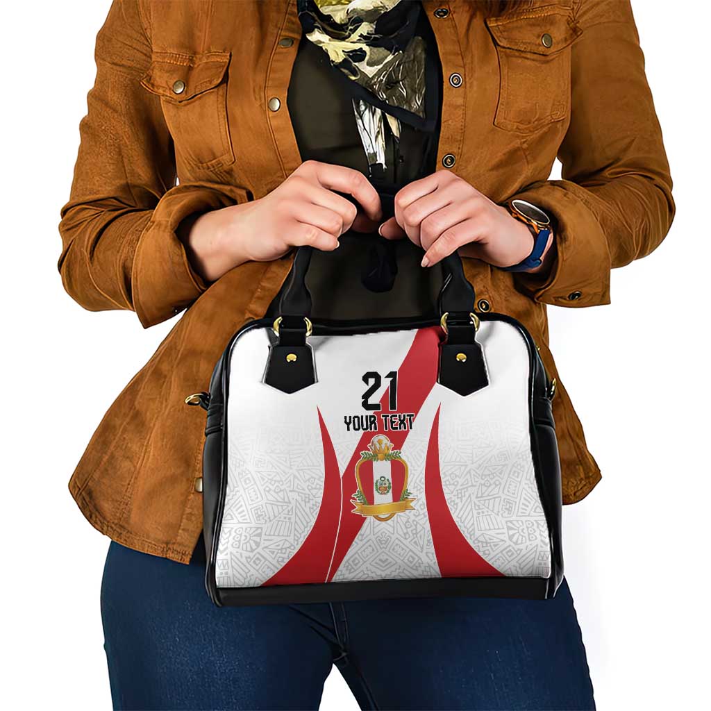 Peru Football Custom Shoulder Handbag La Bicolor Arriba Peru LT9