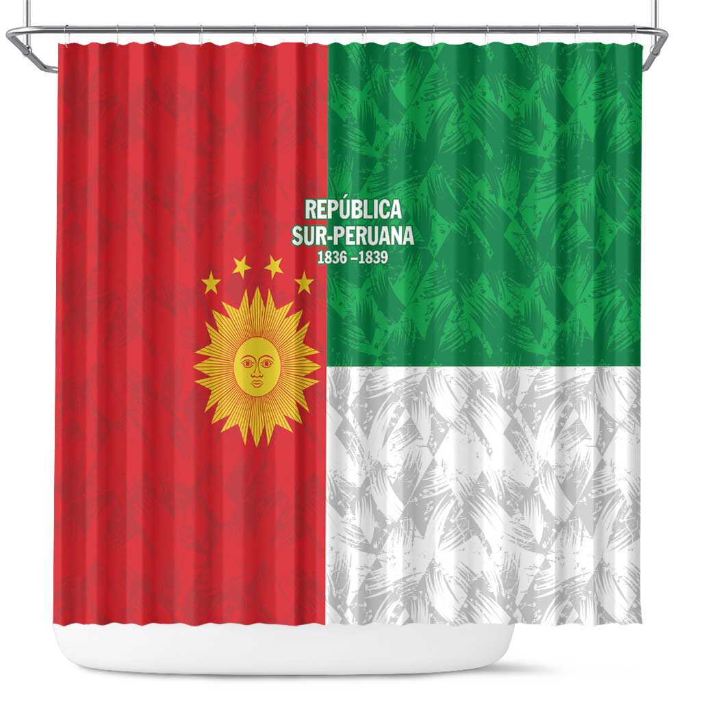 Republic of South Peru Shower Curtain Version 1836 - 1839 LT9