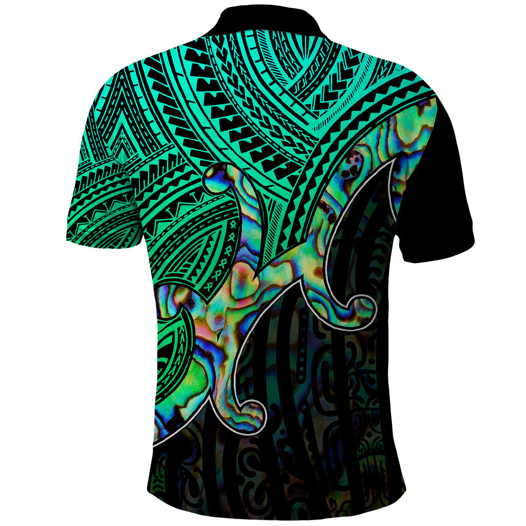 Custom Maori Polo Shirt Aotearoa Papua Shell with Tribal Pattern LT9