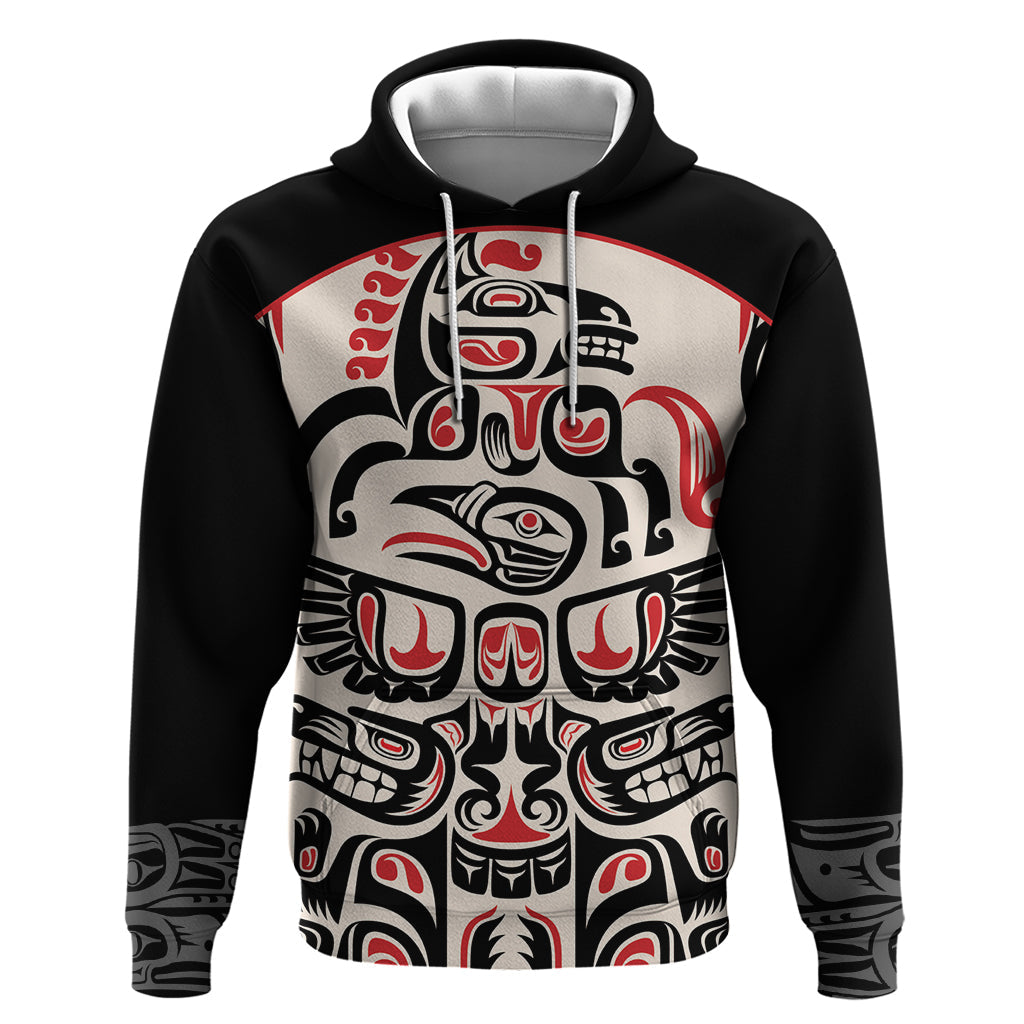 Personalized Canada Indigenous Haida Art Hoodie LT9