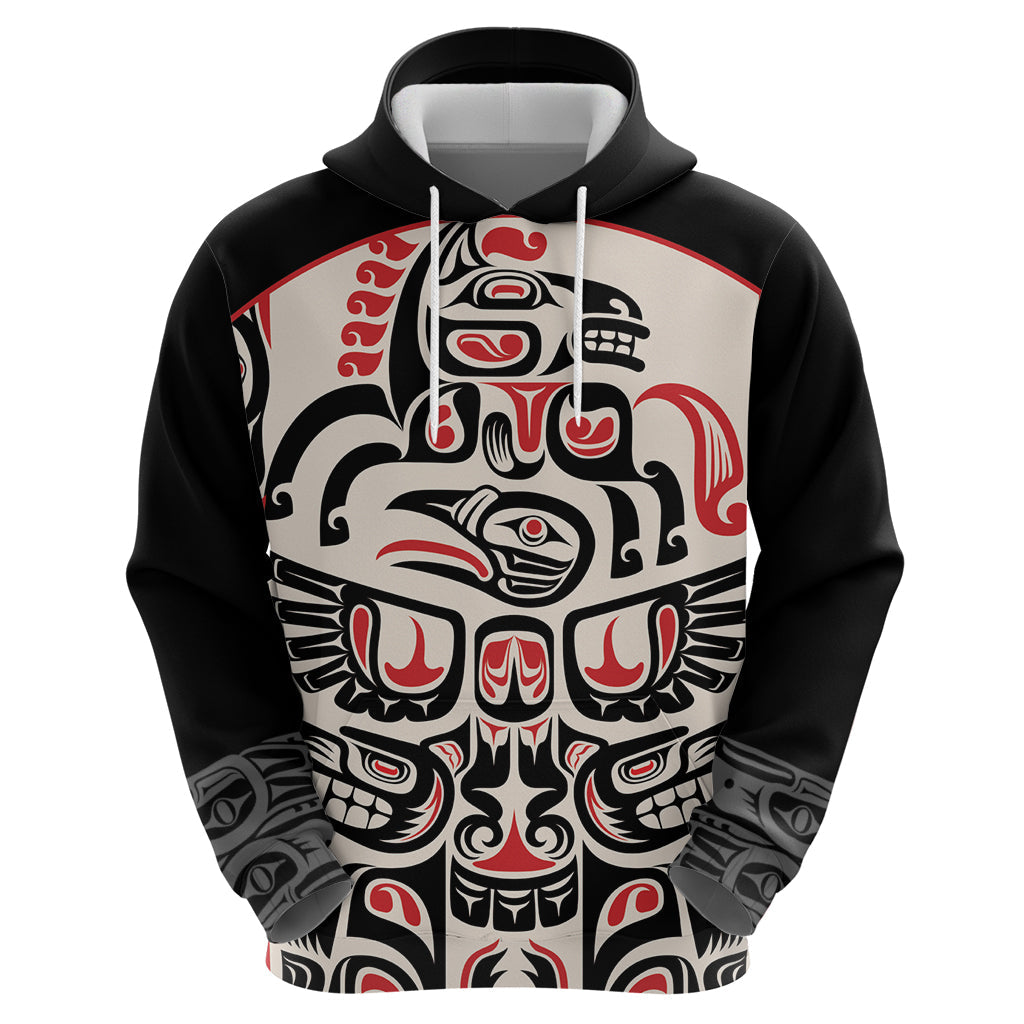 Personalized Canada Indigenous Haida Art Hoodie LT9