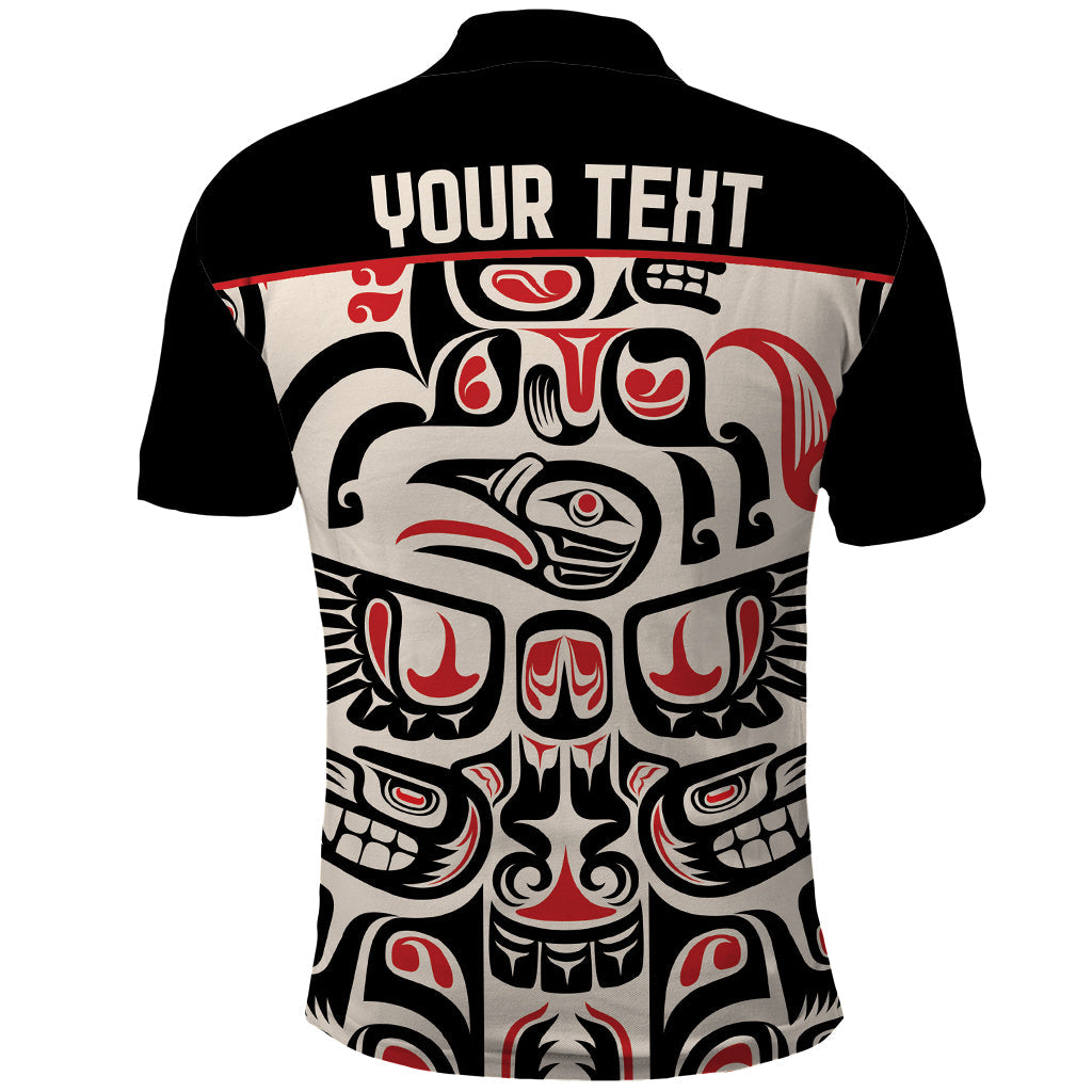 Personalized Canada Indigenous Haida Art Polo Shirt LT9