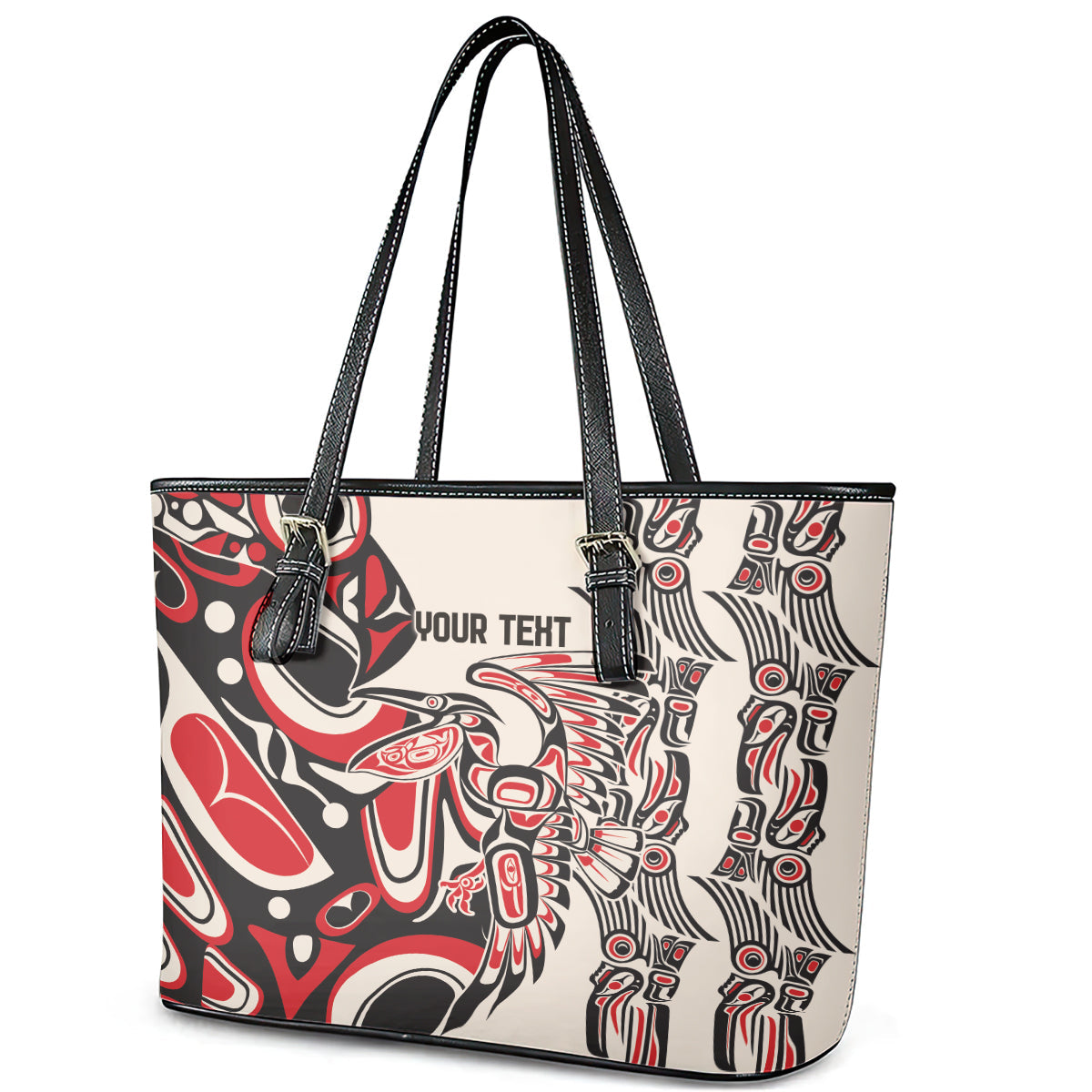 Personalized Canada Indigenous History Month Leather Tote Bag LT9