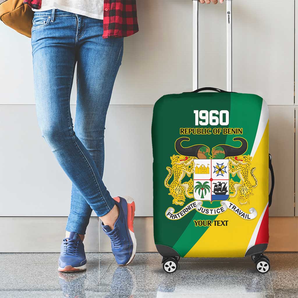 Benin Independence Day Personalized Luggage Cover Since 1960 Fraternite Justice Travail LT9