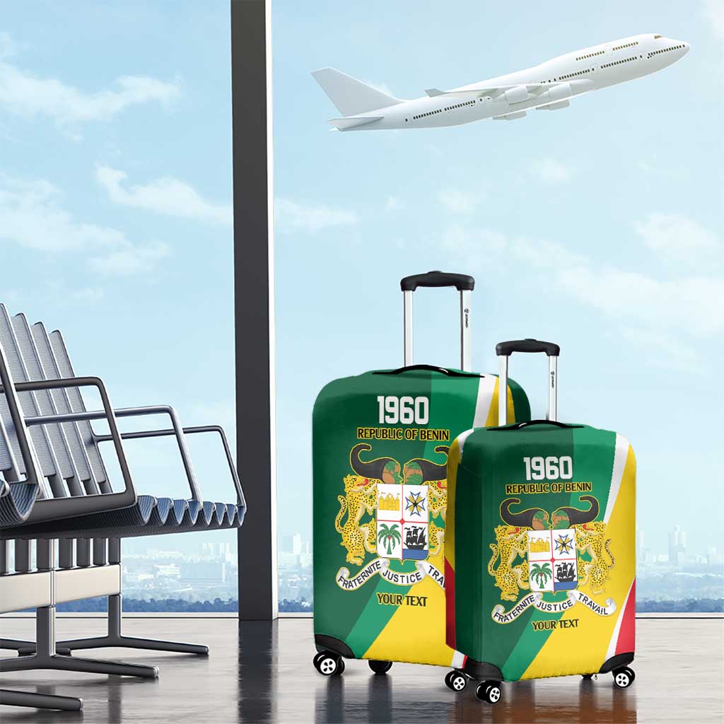 Benin Independence Day Personalized Luggage Cover Since 1960 Fraternite Justice Travail LT9