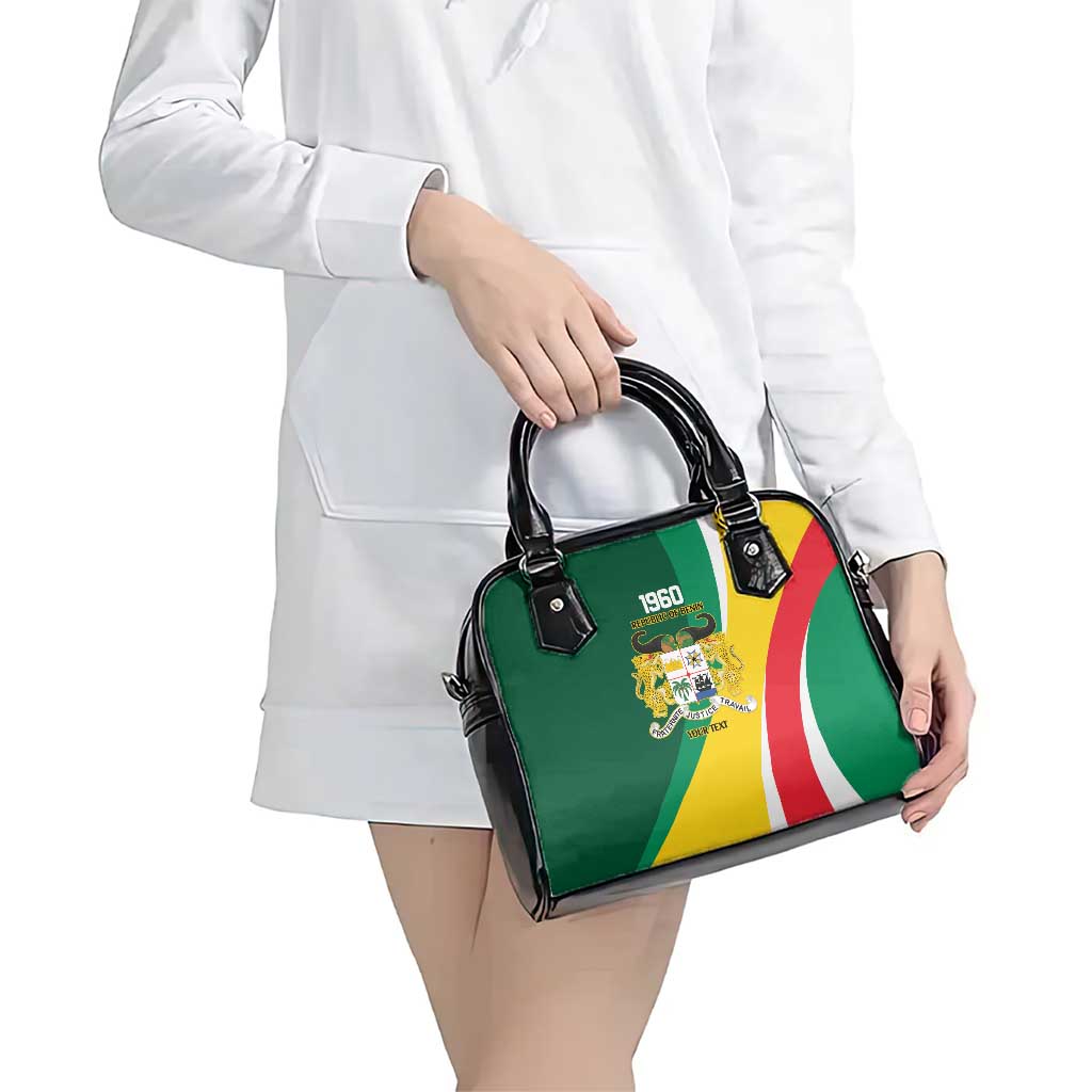 Benin Independence Day Personalized Shoulder Handbag Since 1960 Fraternite Justice Travail LT9