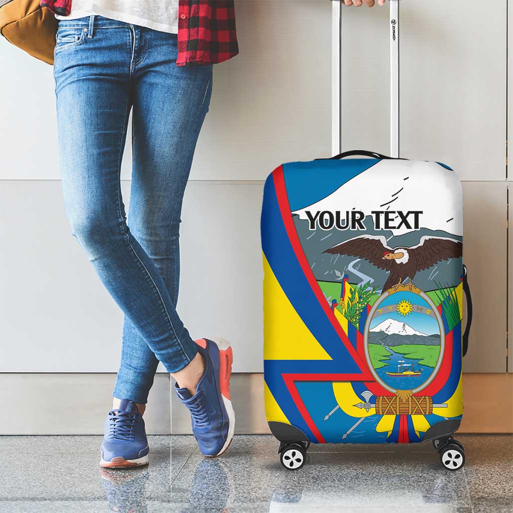 Ecuador Independence Day Personalized Luggage Cover Pro Deo Patria et Libertate LT9