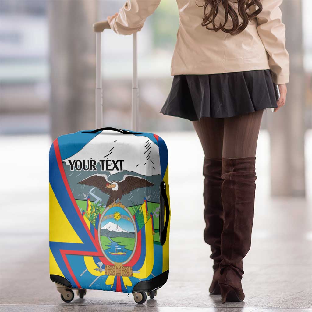 Ecuador Independence Day Personalized Luggage Cover Pro Deo Patria et Libertate LT9