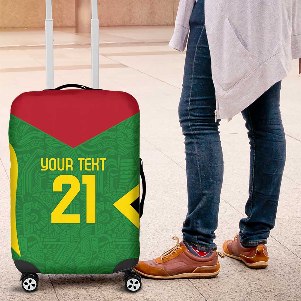 Golden Jaguars Fan Pride Custom Luggage Cover Support Green Gold and Glory LT9
