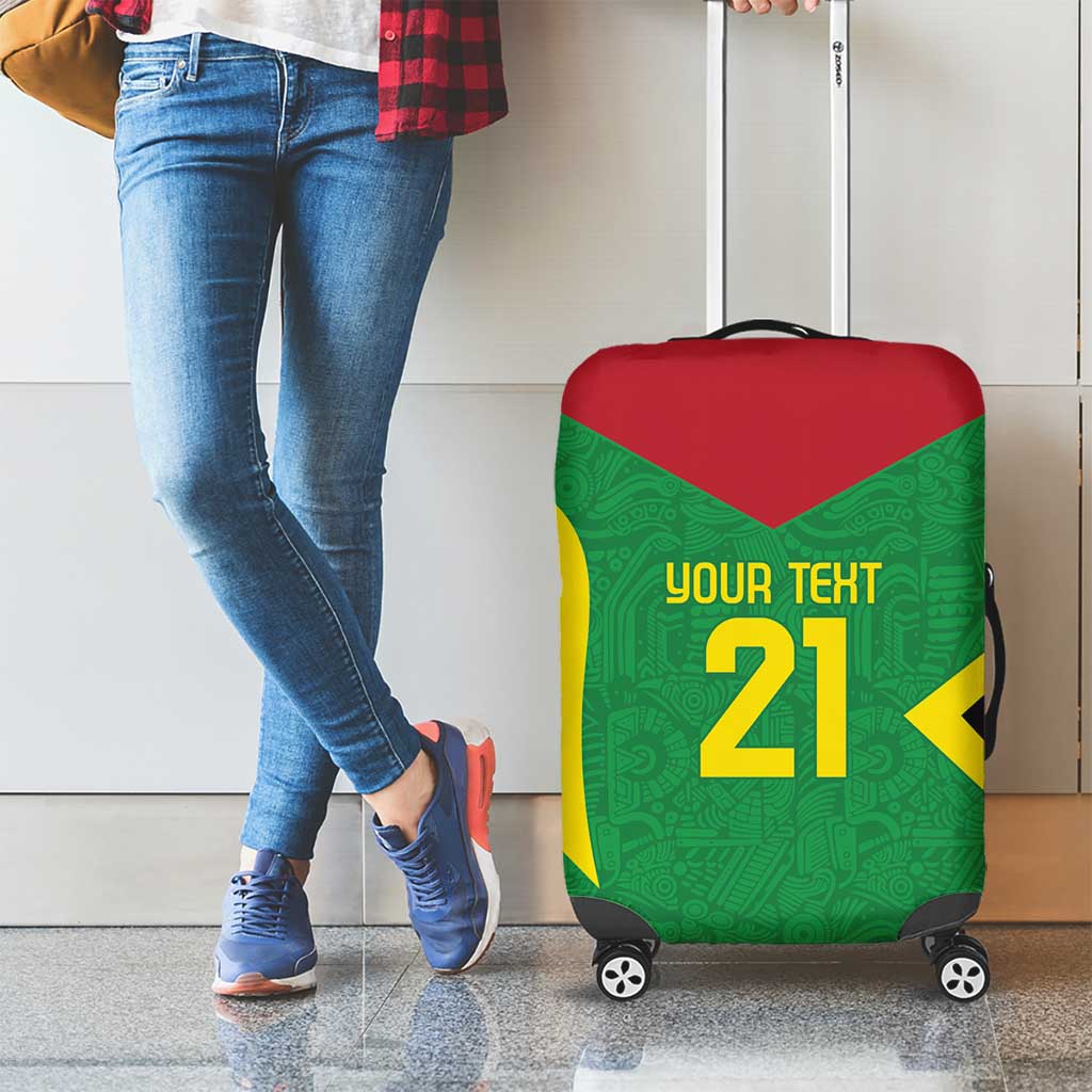 Golden Jaguars Fan Pride Custom Luggage Cover Support Green Gold and Glory LT9