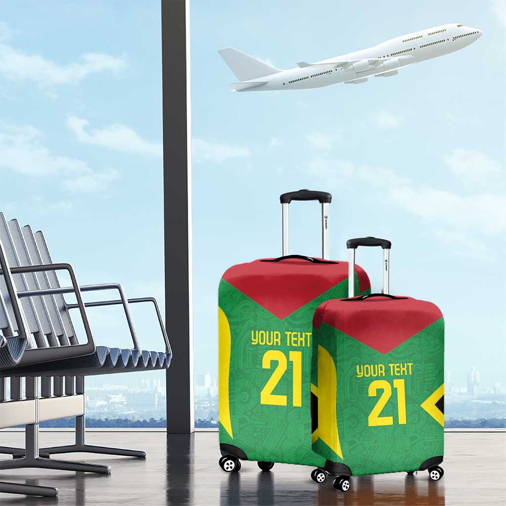 Golden Jaguars Fan Pride Custom Luggage Cover Support Green Gold and Glory LT9