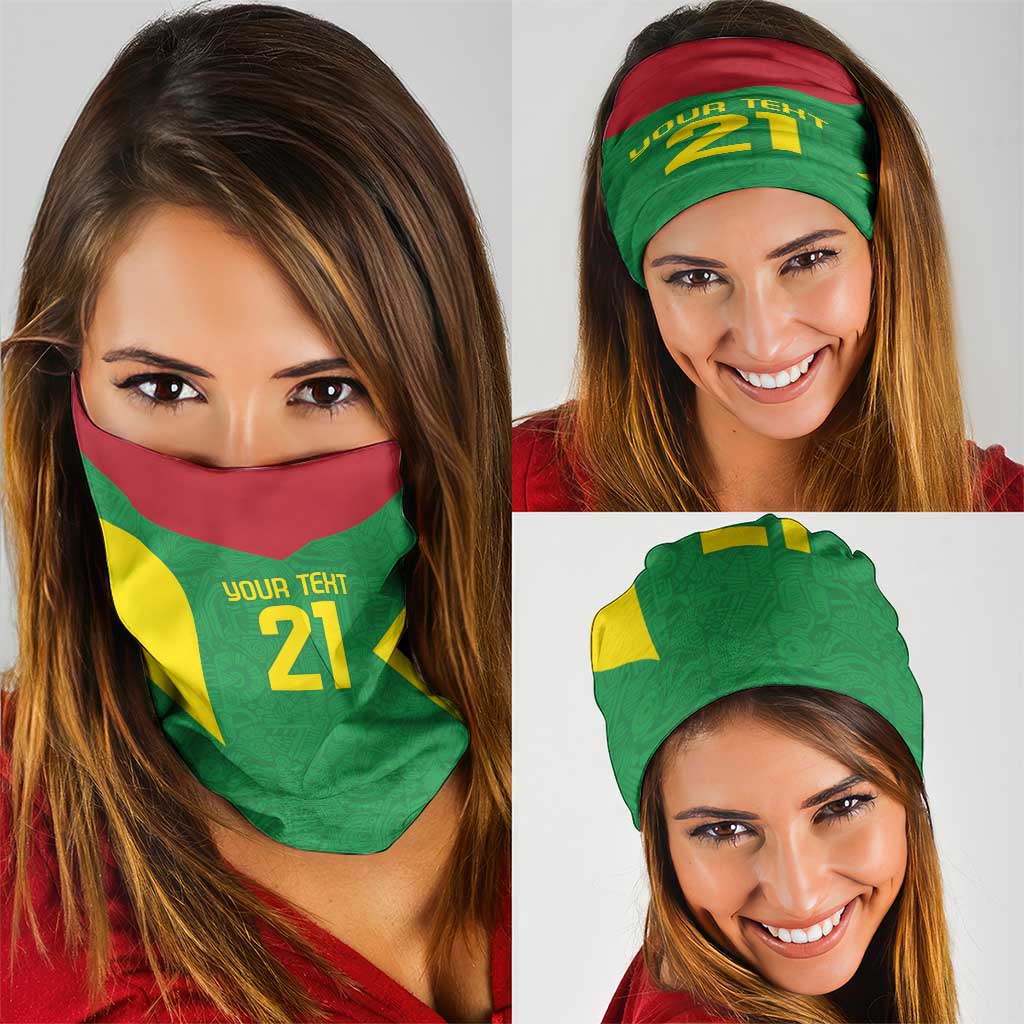 Golden Jaguars Fan Pride Custom Neck Gaiter Support Green Gold and Glory LT9