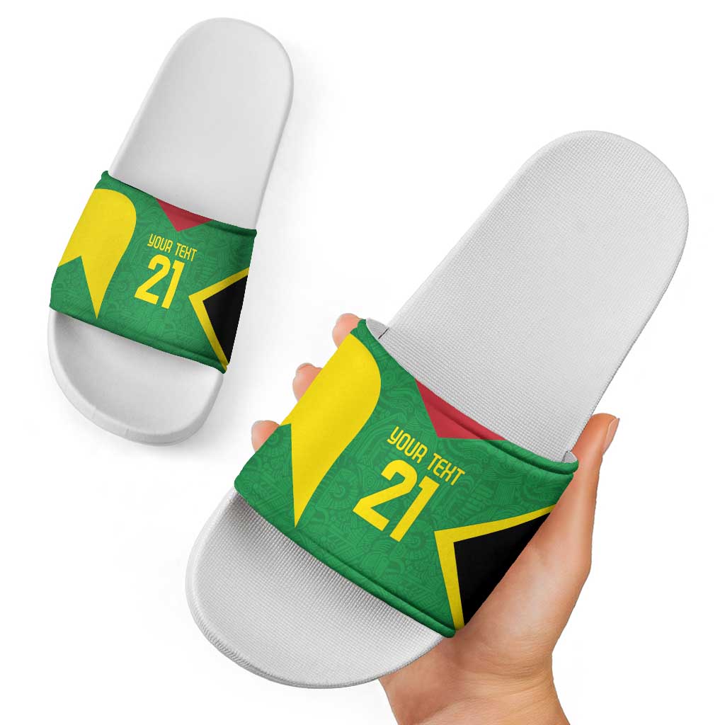 Golden Jaguars Fan Pride Custom Slide Sandals Support Green Gold and Glory LT9