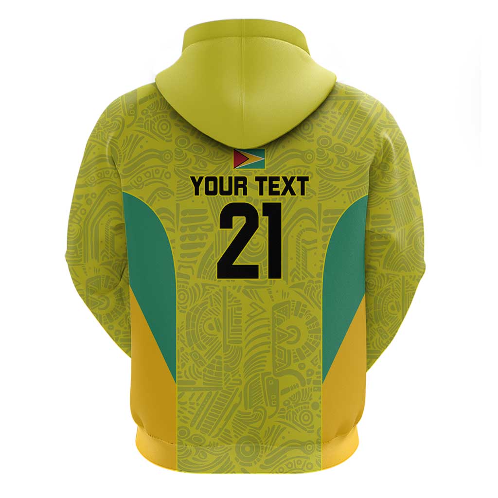 Golden Jaguars Football Custom Hoodie Proud of Guyana LT9