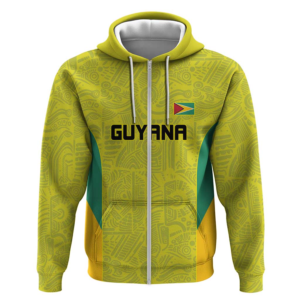 Golden Jaguars Football Custom Hoodie Proud of Guyana LT9