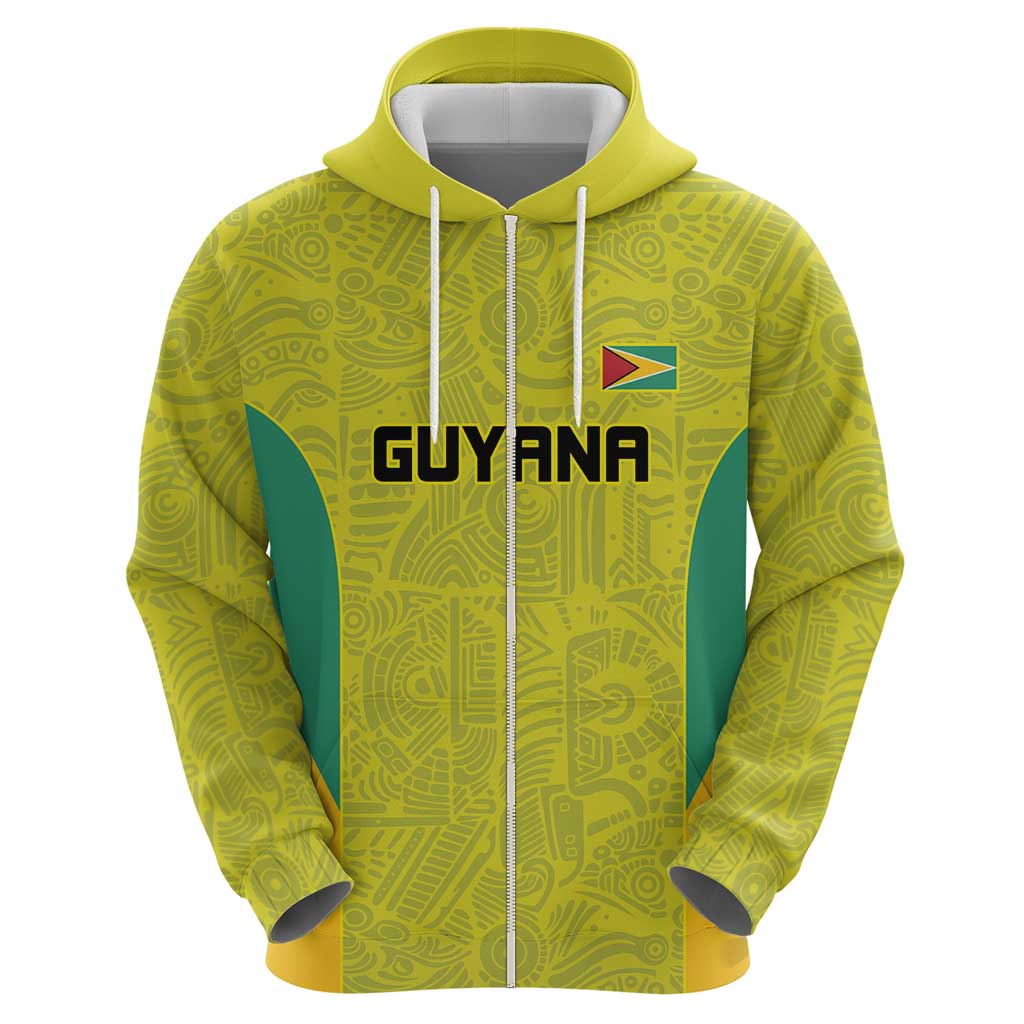 Golden Jaguars Football Custom Hoodie Proud of Guyana LT9