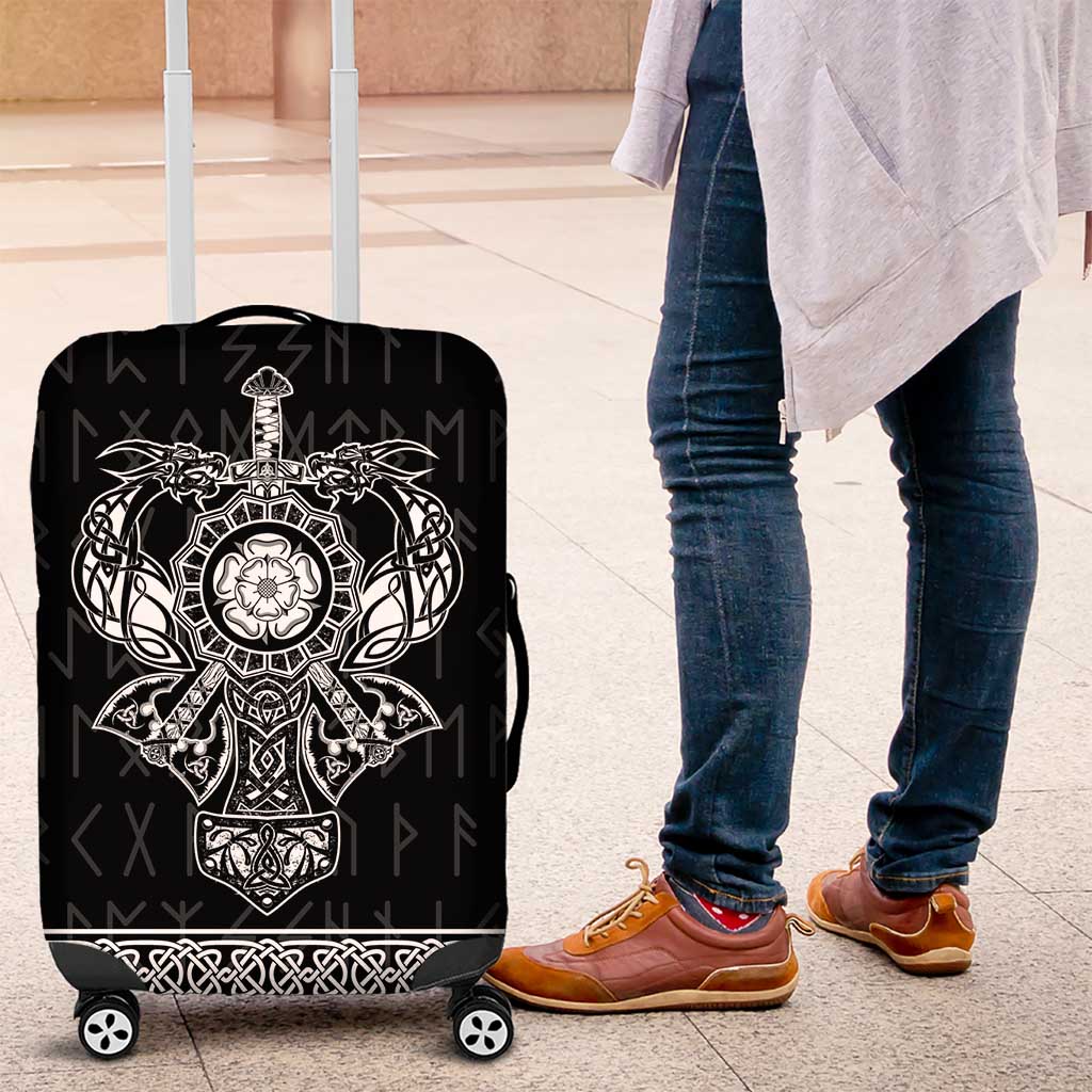 Vikings from Yorkshire Luggage Cover Black Spirit of Jorvik LT9