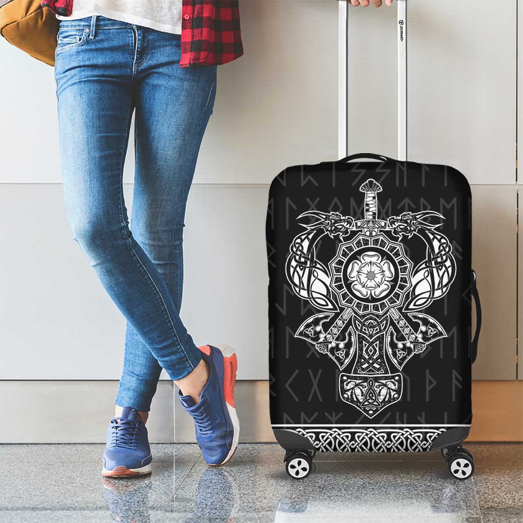 Vikings from Yorkshire Luggage Cover Black Spirit of Jorvik LT9