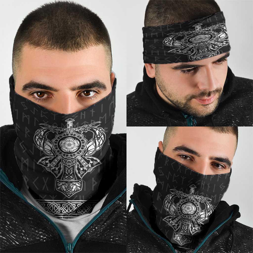 Vikings from Yorkshire Neck Gaiter Black Spirit of Jorvik LT9