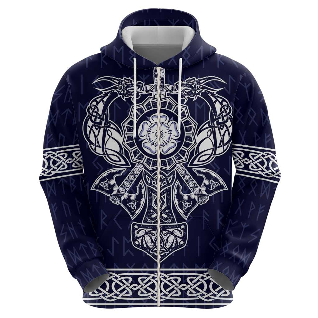 Vikings from Yorkshire Hoodie Blue Spirit of Jorvik LT9