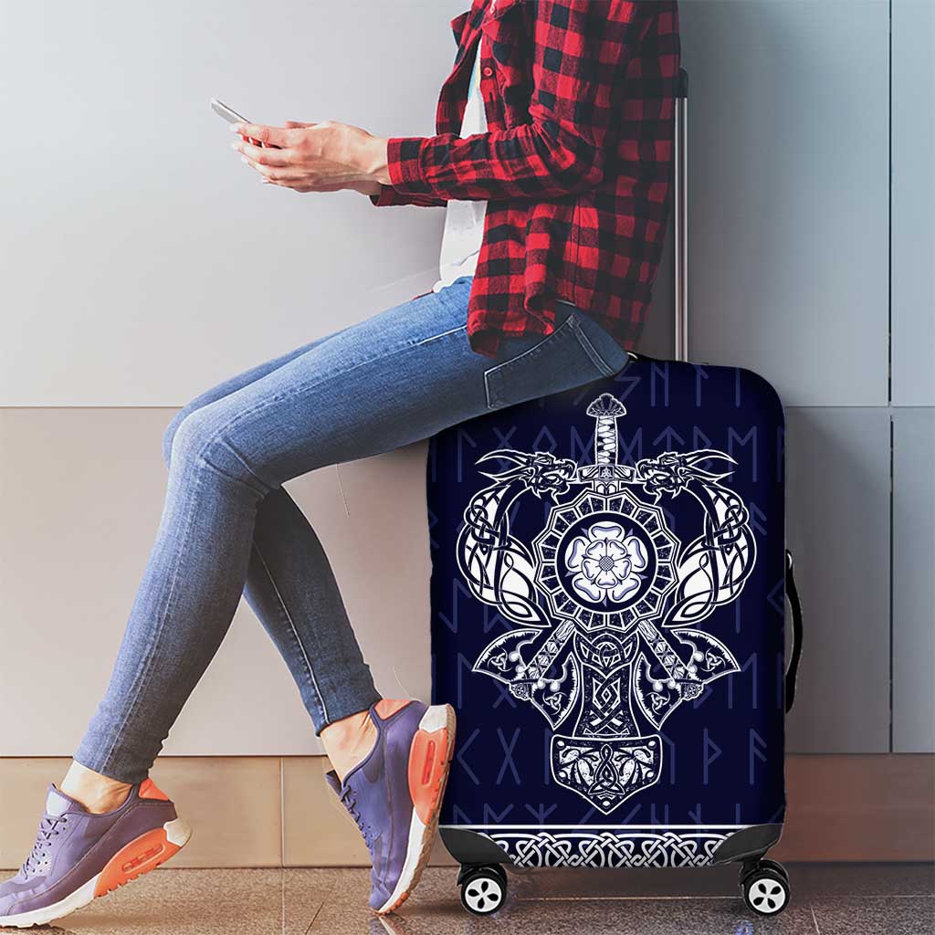 Vikings from Yorkshire Luggage Cover Blue Spirit of Jorvik LT9
