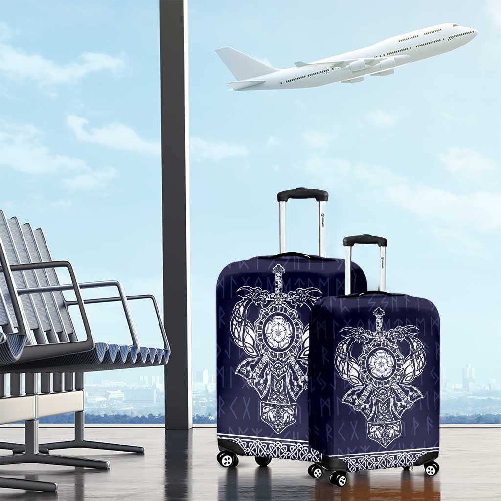 Vikings from Yorkshire Luggage Cover Blue Spirit of Jorvik LT9