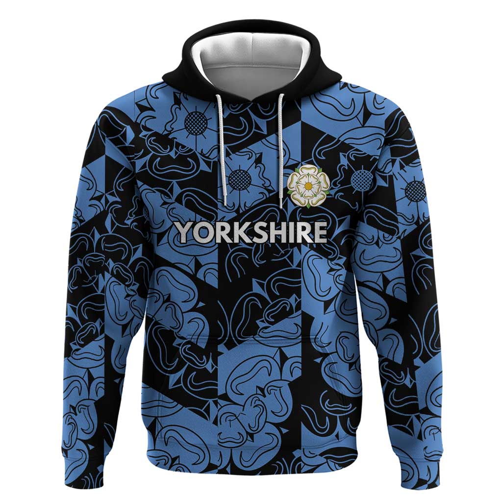 Custom Yorkshire Vikings Heritage Pride Hoodie White Rose of Yorkshire LT9