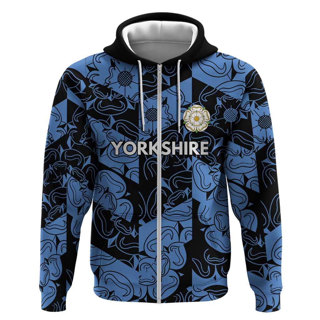 Custom Yorkshire Vikings Heritage Pride Hoodie White Rose of Yorkshire LT9