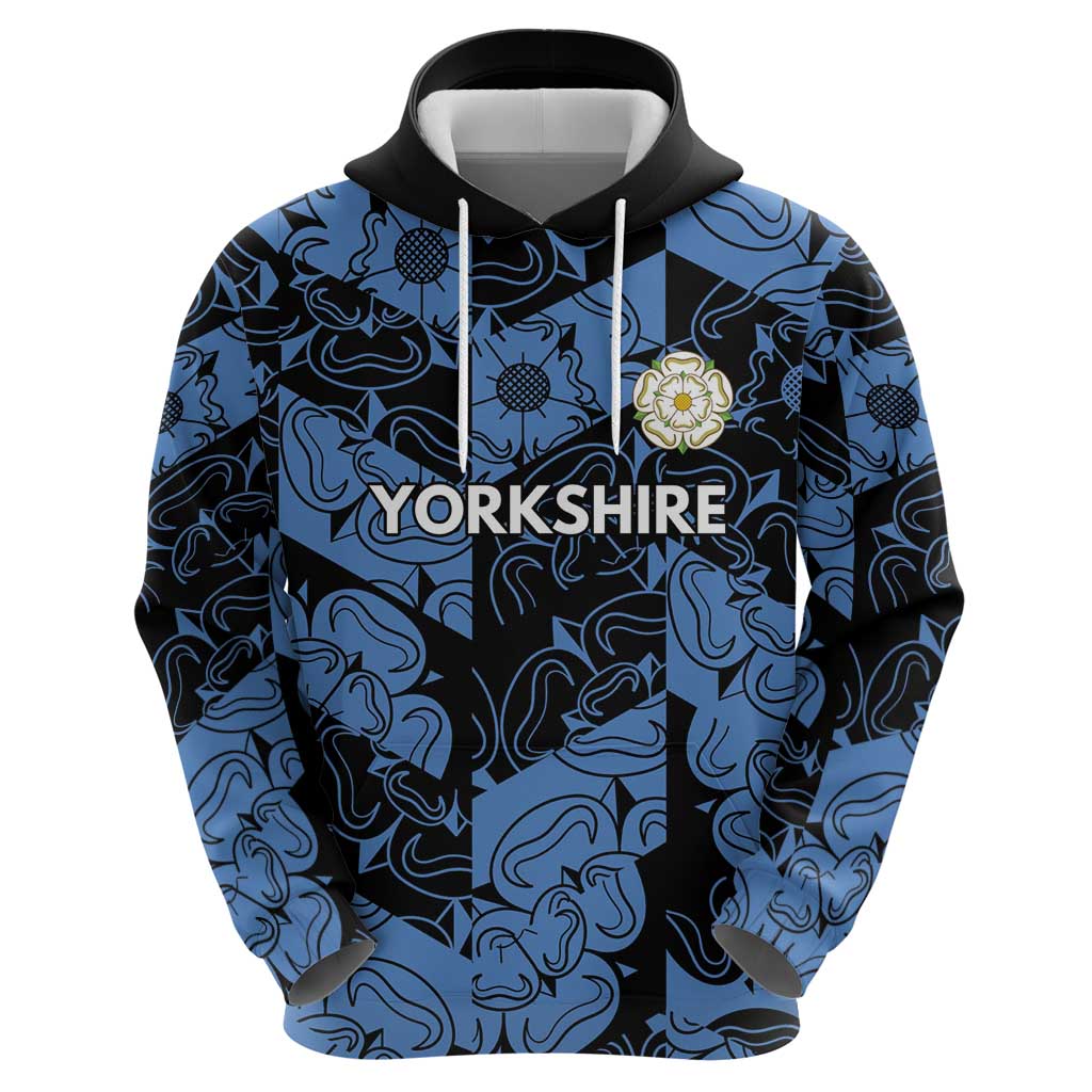 Custom Yorkshire Vikings Heritage Pride Hoodie White Rose of Yorkshire LT9