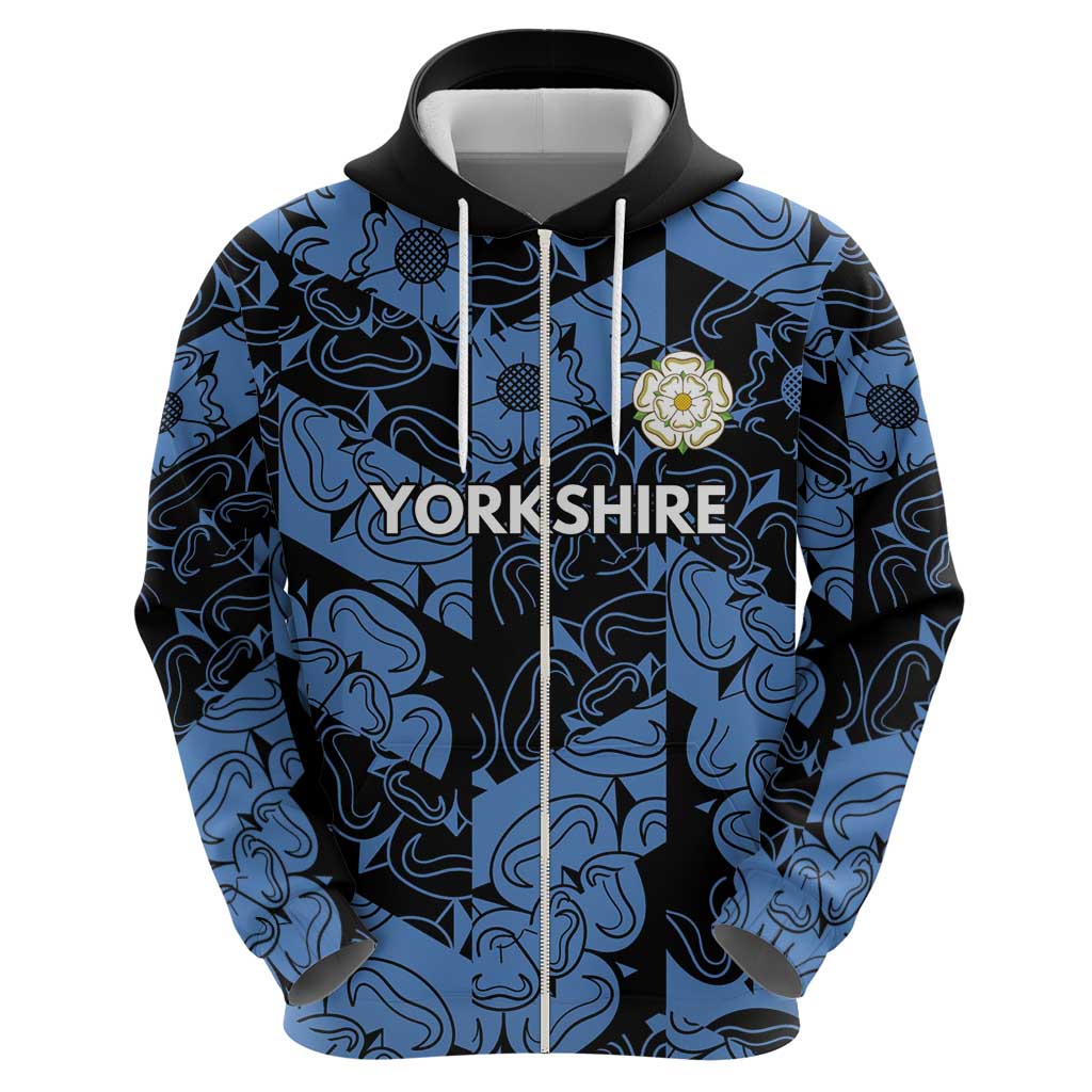 Custom Yorkshire Vikings Heritage Pride Hoodie White Rose of Yorkshire LT9