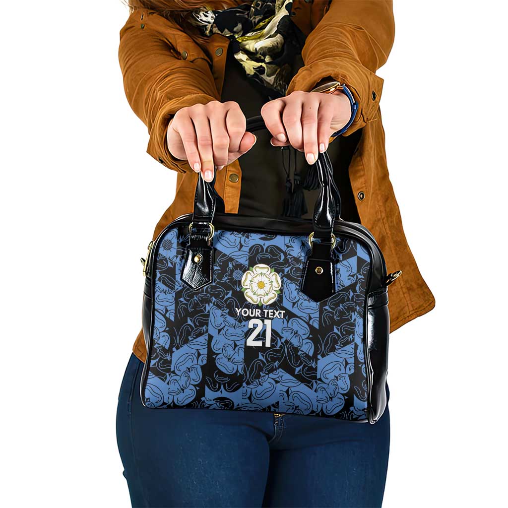 Custom Yorkshire Vikings Heritage Pride Shoulder Handbag White Rose of Yorkshire LT9