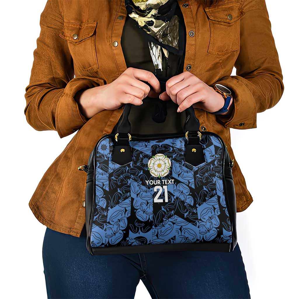 Custom Yorkshire Vikings Heritage Pride Shoulder Handbag White Rose of Yorkshire LT9