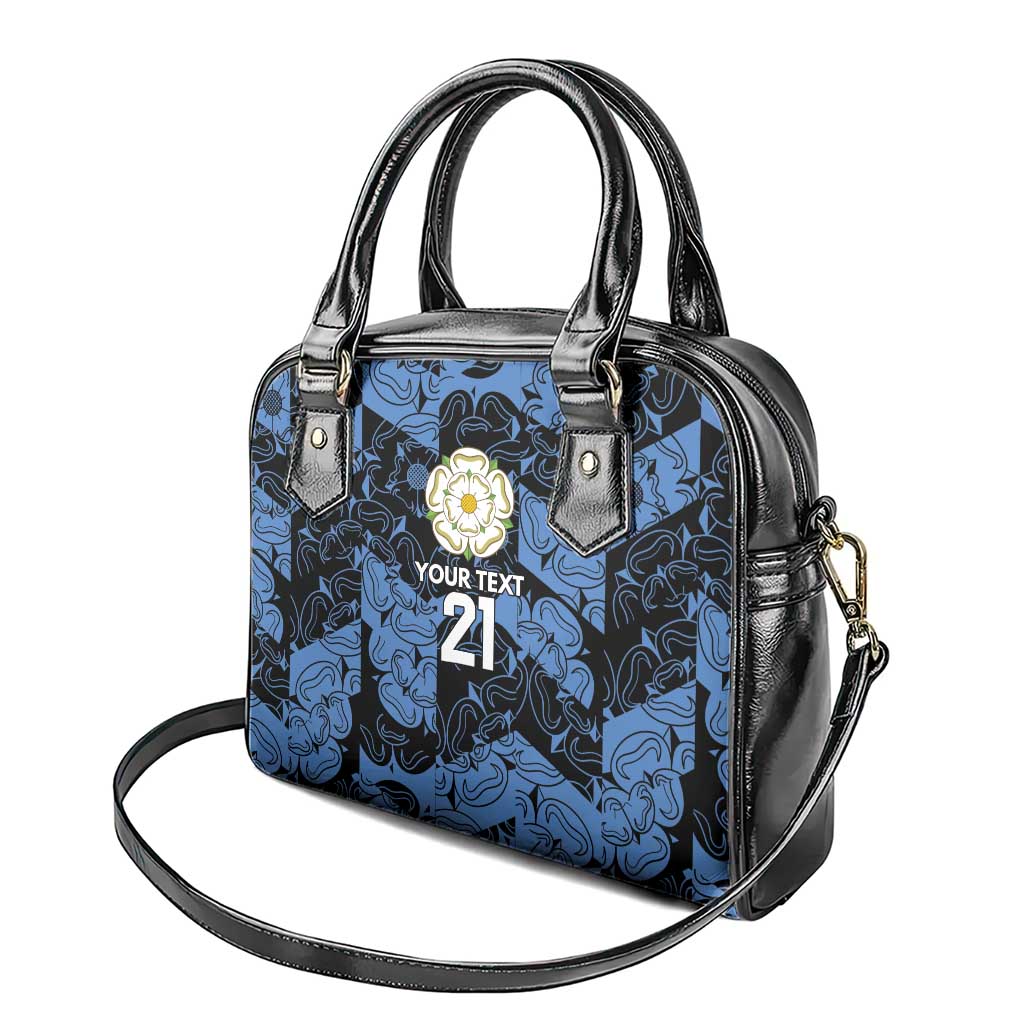 Custom Yorkshire Vikings Heritage Pride Shoulder Handbag White Rose of Yorkshire LT9