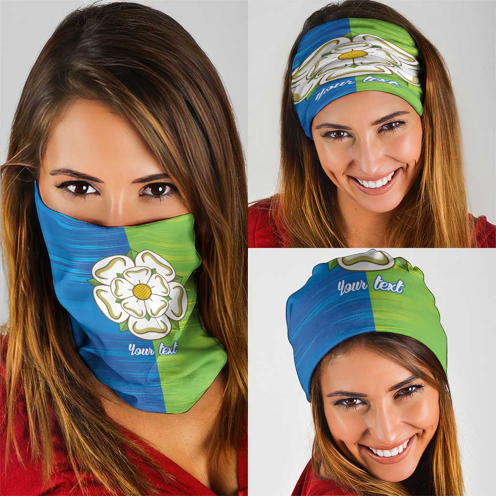 Yorkshire Heritage Personalized Neck Gaiter East Yorkshire White Rose LT9