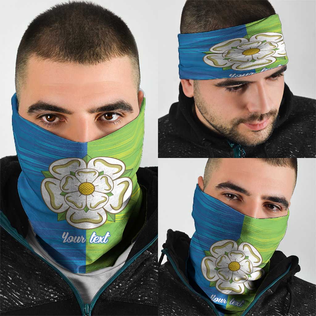 Yorkshire Heritage Personalized Neck Gaiter East Yorkshire White Rose LT9