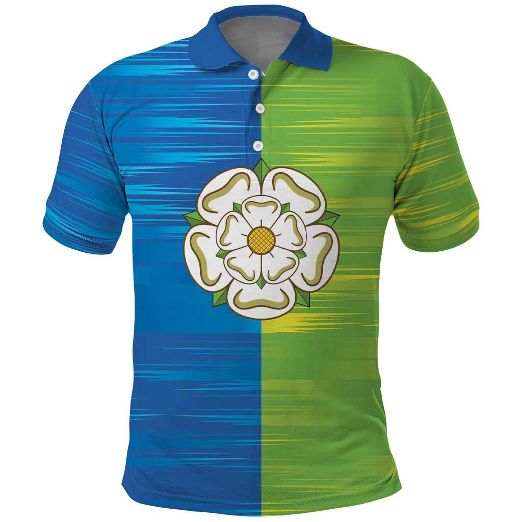 Yorkshire Heritage Personalized Polo Shirt East Yorkshire White Rose LT9