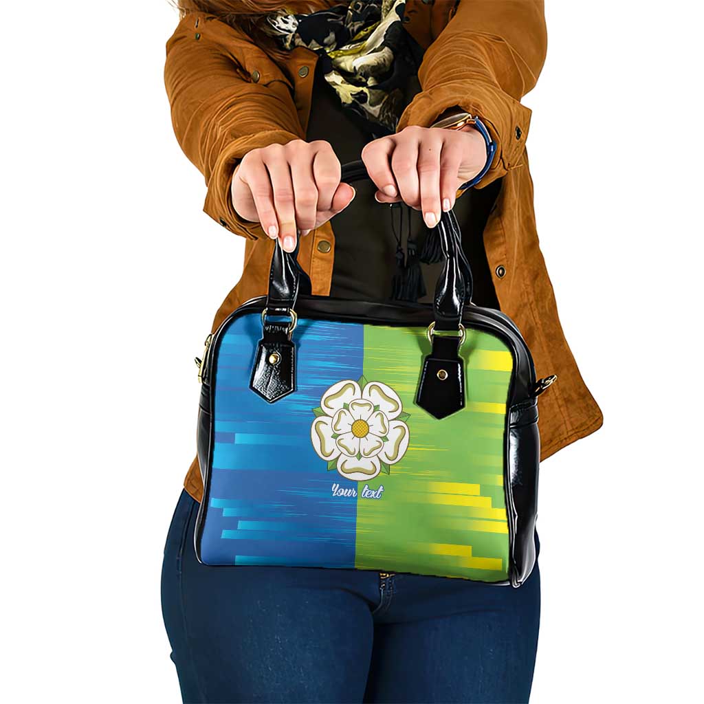 Yorkshire Heritage Personalized Shoulder Handbag East Yorkshire White Rose LT9