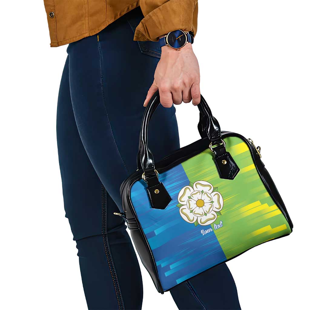 Yorkshire Heritage Personalized Shoulder Handbag East Yorkshire White Rose LT9