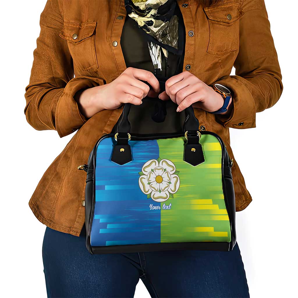 Yorkshire Heritage Personalized Shoulder Handbag East Yorkshire White Rose LT9