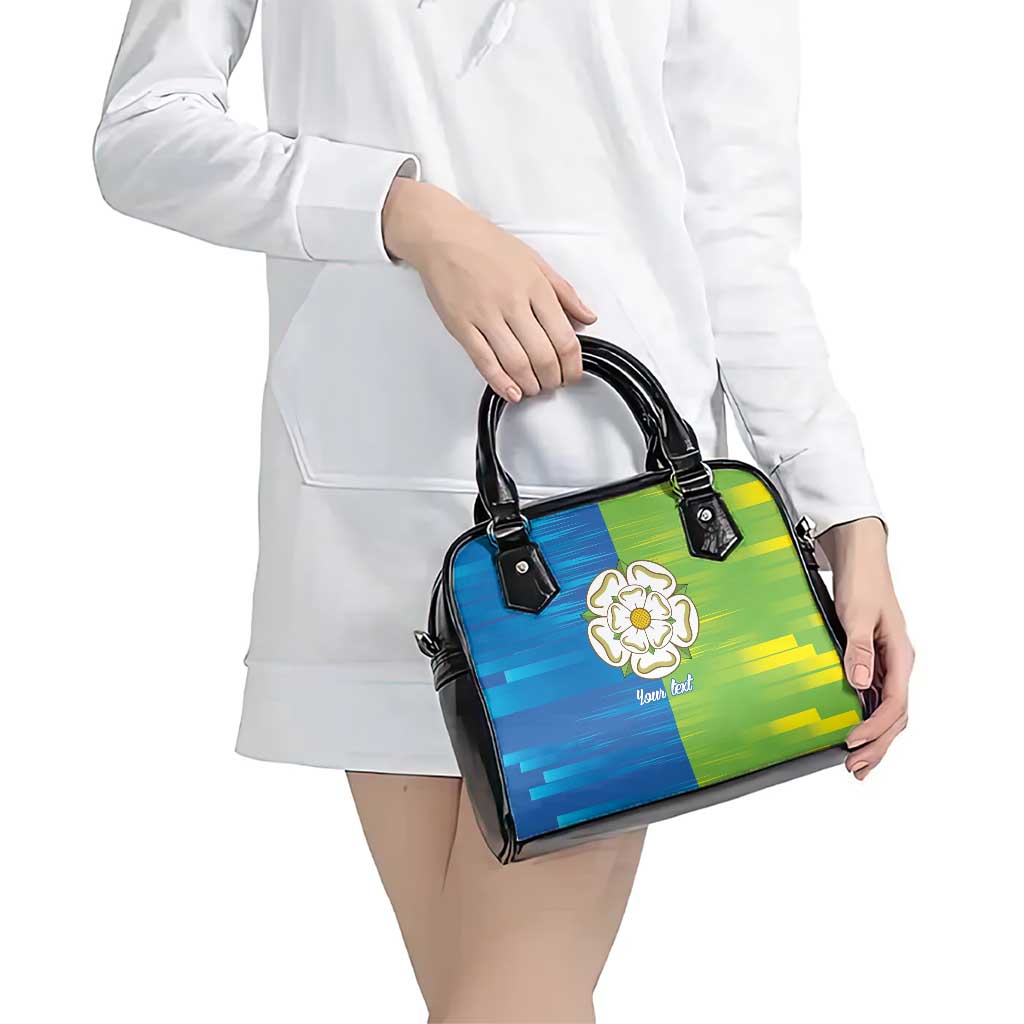 Yorkshire Heritage Personalized Shoulder Handbag East Yorkshire White Rose LT9