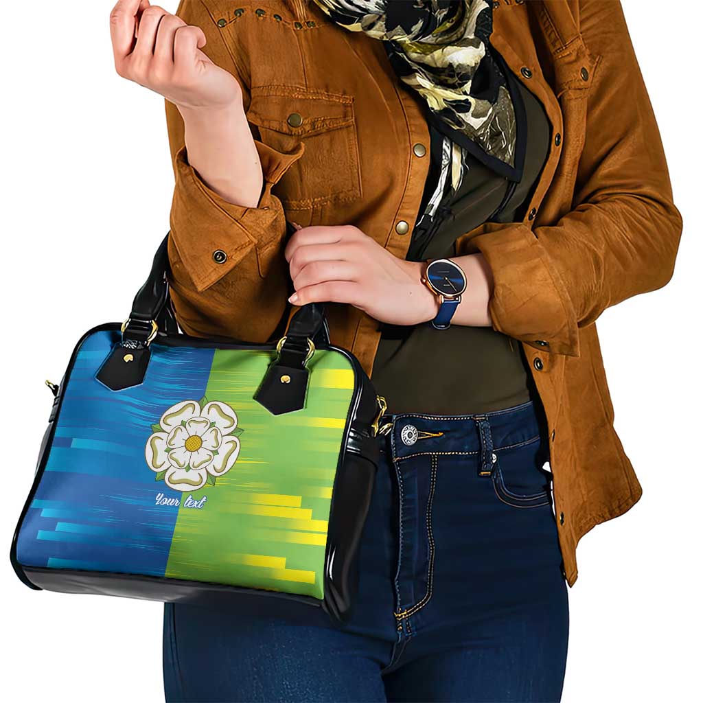 Yorkshire Heritage Personalized Shoulder Handbag East Yorkshire White Rose LT9