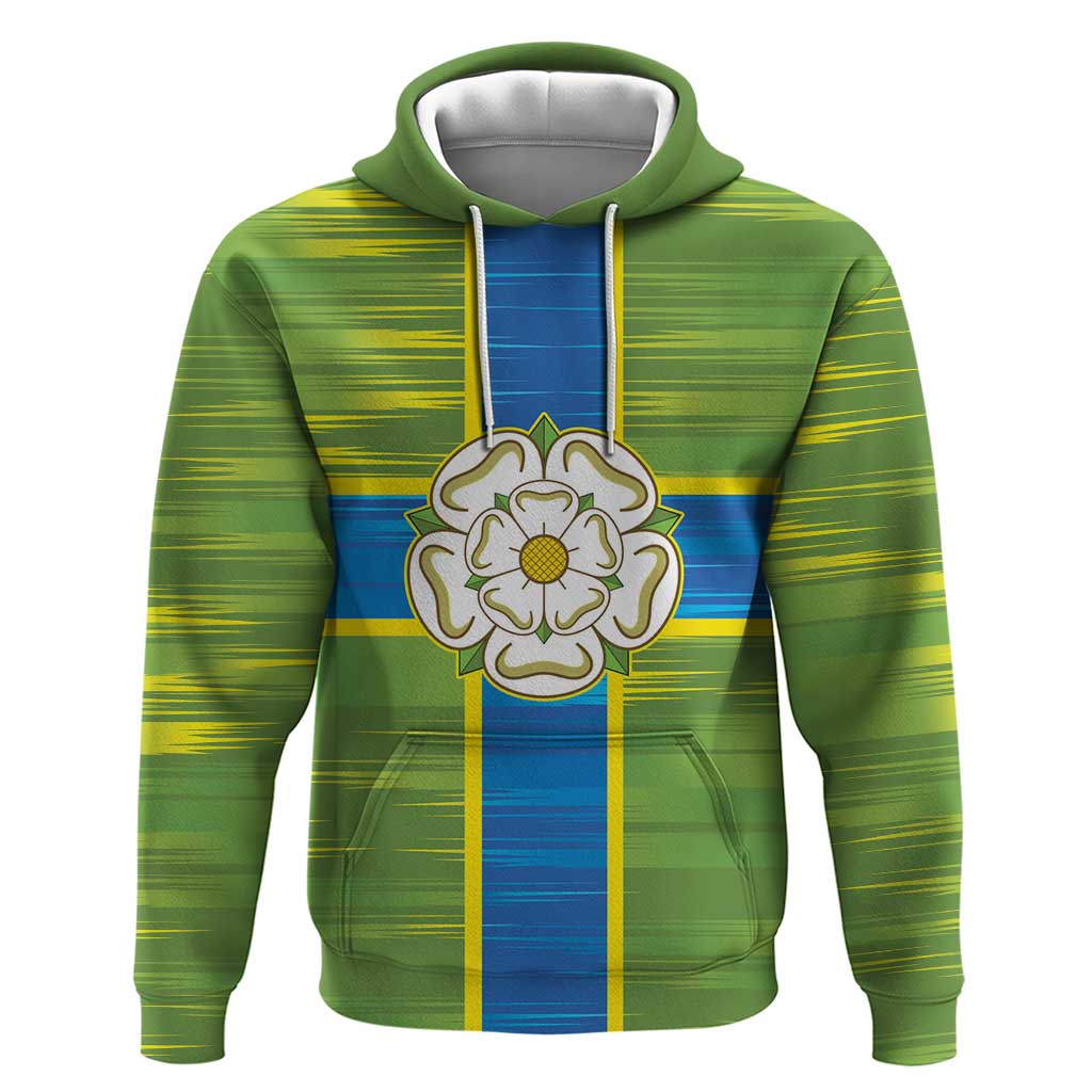 Yorkshire Heritage Personalized Hoodie North Yorkshire White Rose LT9
