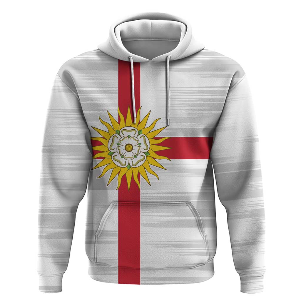Yorkshire Heritage Personalized Hoodie West Yorkshire White Rose LT9