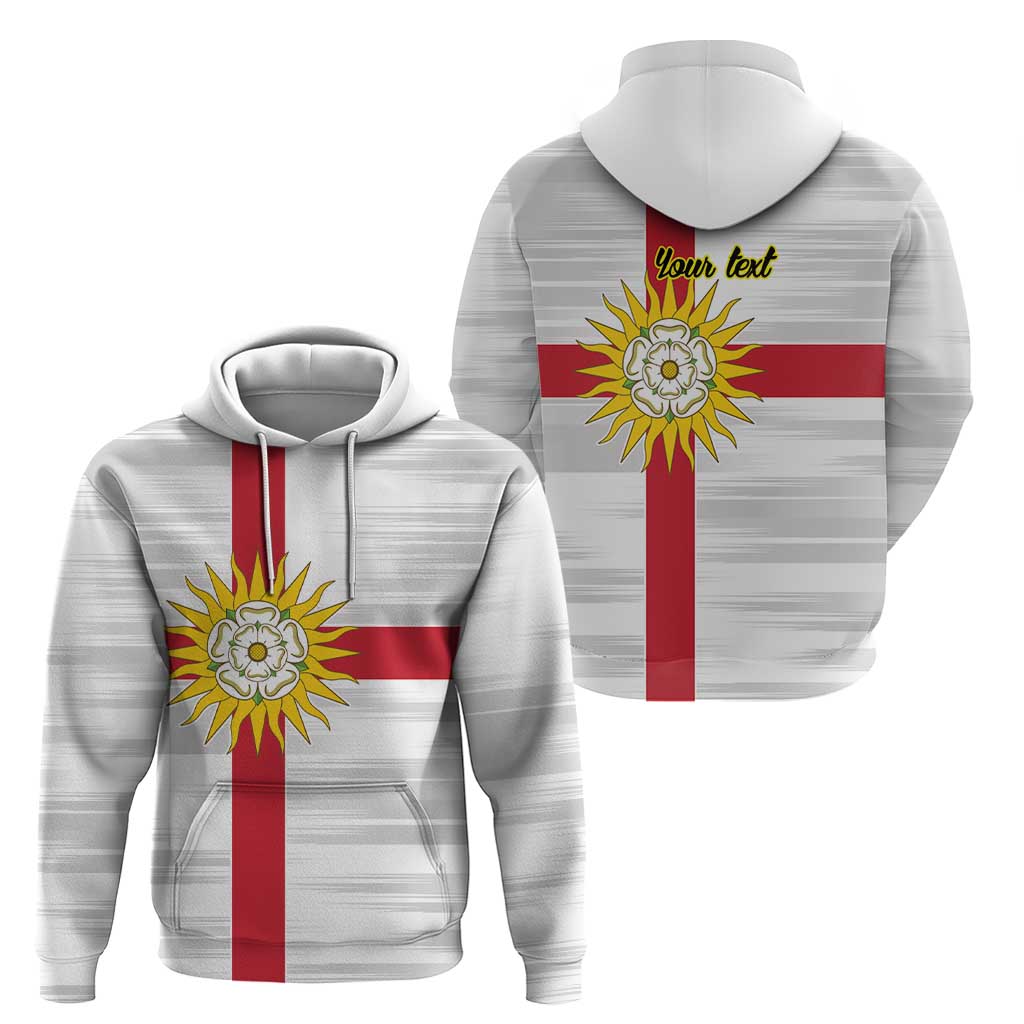 Yorkshire Heritage Personalized Hoodie West Yorkshire White Rose LT9