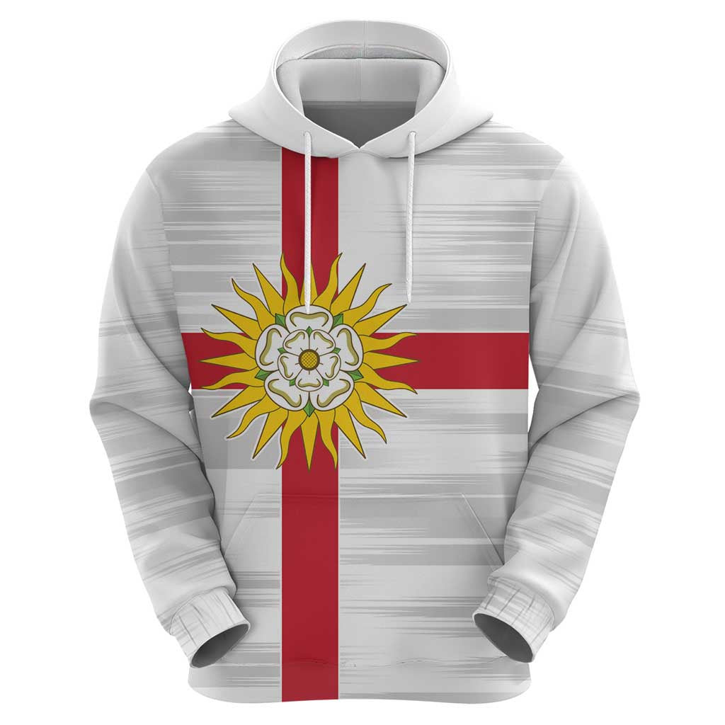 Yorkshire Heritage Personalized Hoodie West Yorkshire White Rose LT9