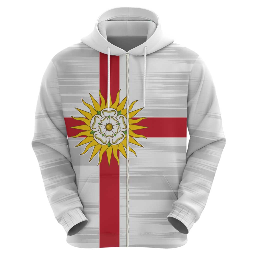 Yorkshire Heritage Personalized Hoodie West Yorkshire White Rose LT9