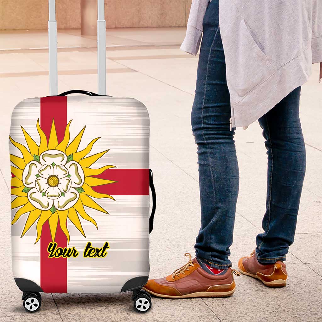 Yorkshire Heritage Personalized Luggage Cover West Yorkshire White Rose LT9