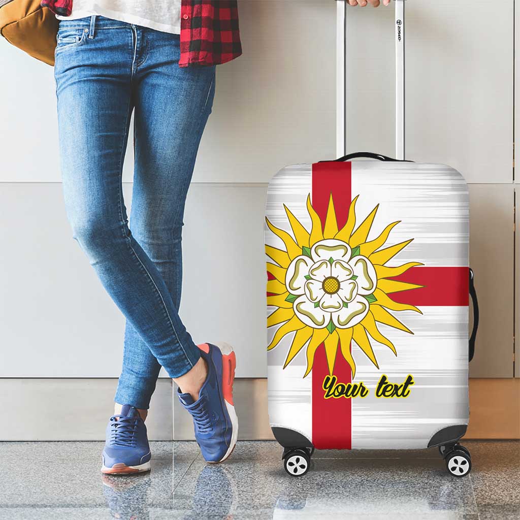 Yorkshire Heritage Personalized Luggage Cover West Yorkshire White Rose LT9