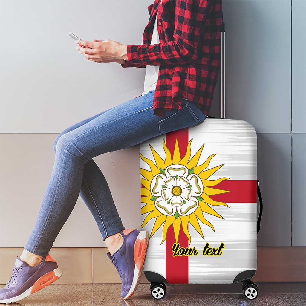 Yorkshire Heritage Personalized Luggage Cover West Yorkshire White Rose LT9