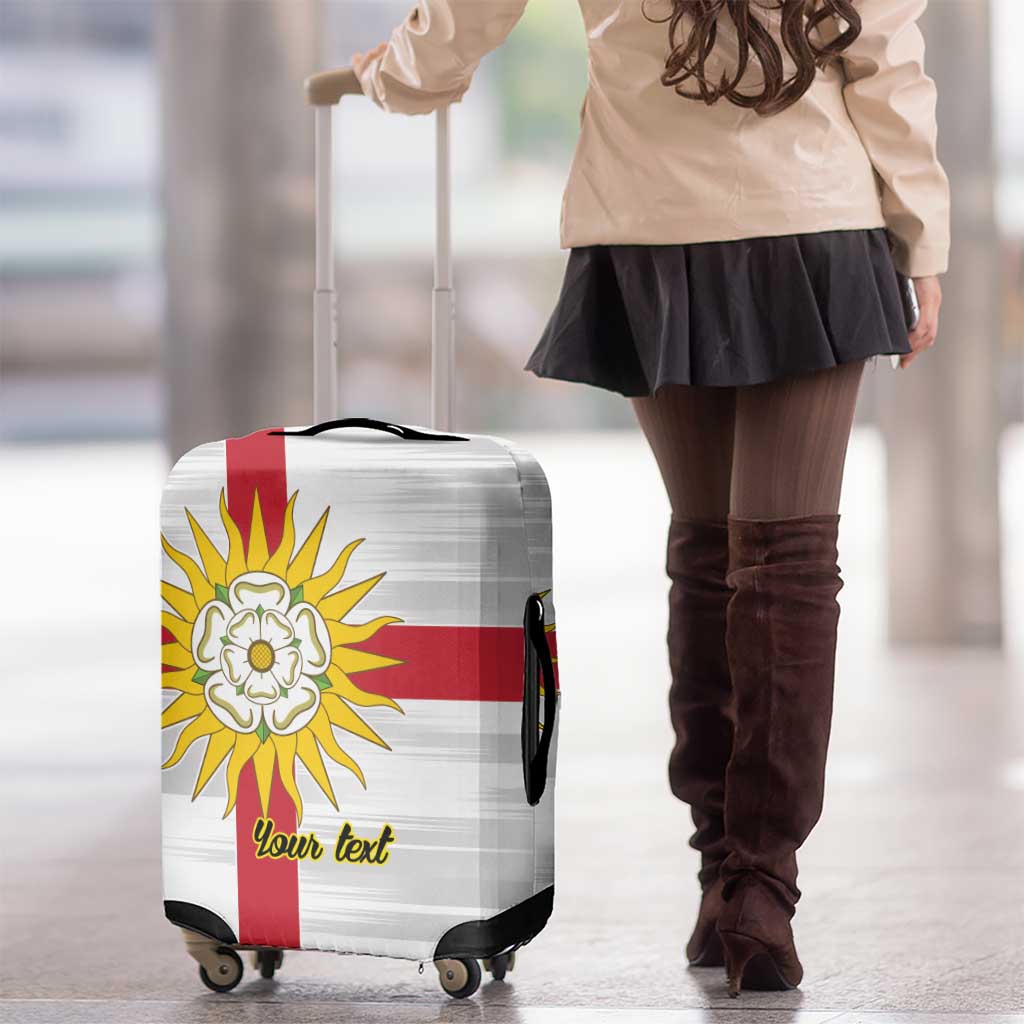 Yorkshire Heritage Personalized Luggage Cover West Yorkshire White Rose LT9